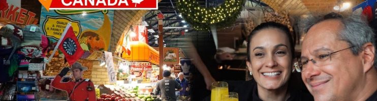 Comilanças no MERCADO municipal de TORONTO, e num restaurante  EXÓTICO – CANADÁ | Ep. 2